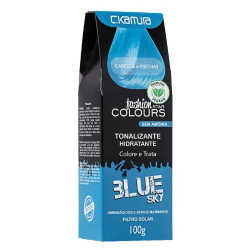 Tonalizante Fashion Star Colours Blue Sky Ckamura 100g