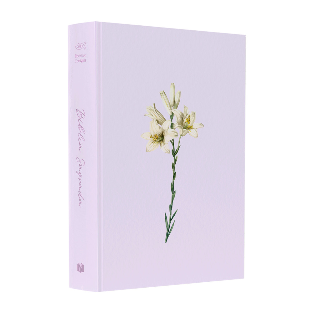 Bíblia Sagrada Média Lírios | ARC | Capa Brochura Rosa - Books & Magazines