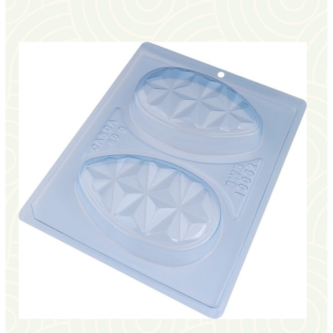 FORMA SILICONE TABLETE OVO 3D 200G BWB