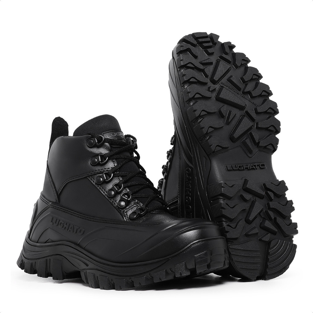 BOTA MILITAR CANO BAIXO LANÇAMENTO LUGHATO SEMI IMPERMEÁVEL em Oferta na Shopee