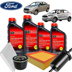 KIT REVISÃO 5W30 MOTORCRAFT SP + FILTROS ( FORD KA 1.0 3 CIL 1.5 4 CIL 2014 > 2022)