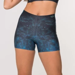 Short Universe Estampado Azul Suplex Fitness Crossfit Musculação Corrida Academia