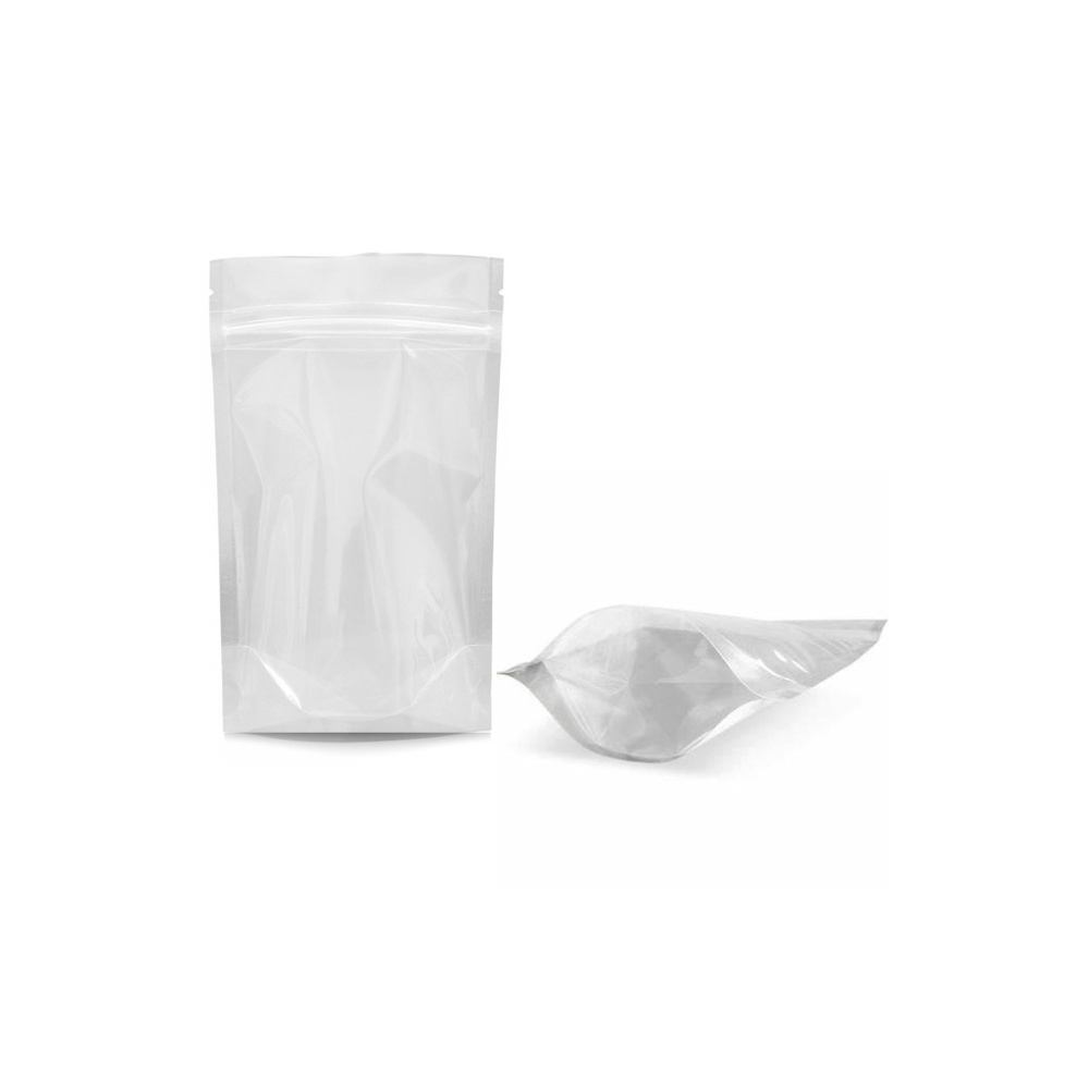 Saco Stand Up Pouch Transparente Fecho Zip 12x19 1000un