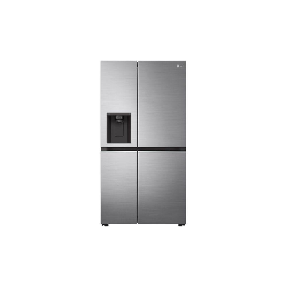 Geladeira Refrigerador Side By Side Uvnano 611l Inverter, Thinq, Aço Escovado Gcl257slpl 220v