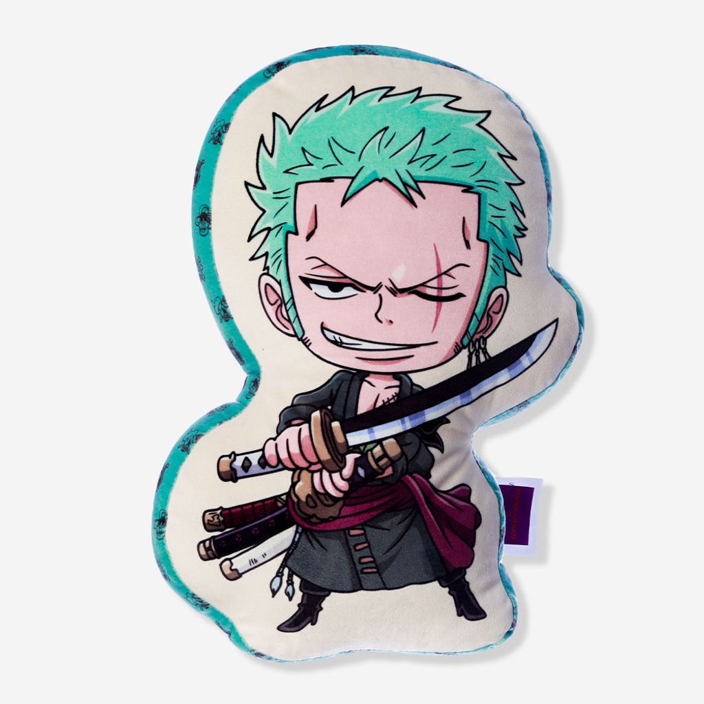 Almofada Formato Zoro - One Piece em Oferta na Shopee