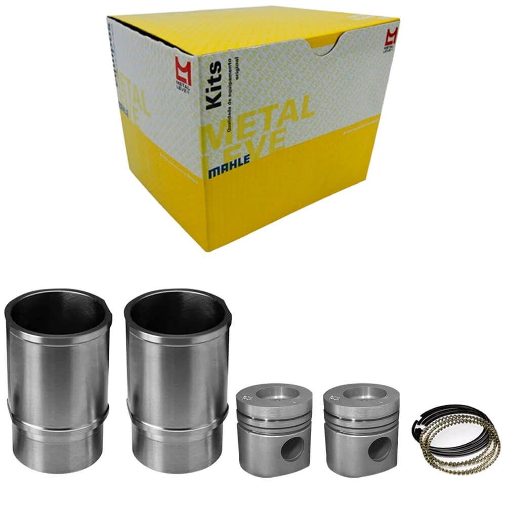 Kit Motor Camisa Pistão Anel Valmet Trator 138 Original
