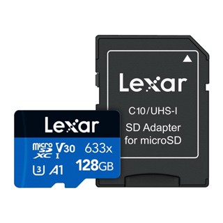 Lexar Micro Sdxc 128gb Cartão Memória Microsd 100Mbs e Adapt