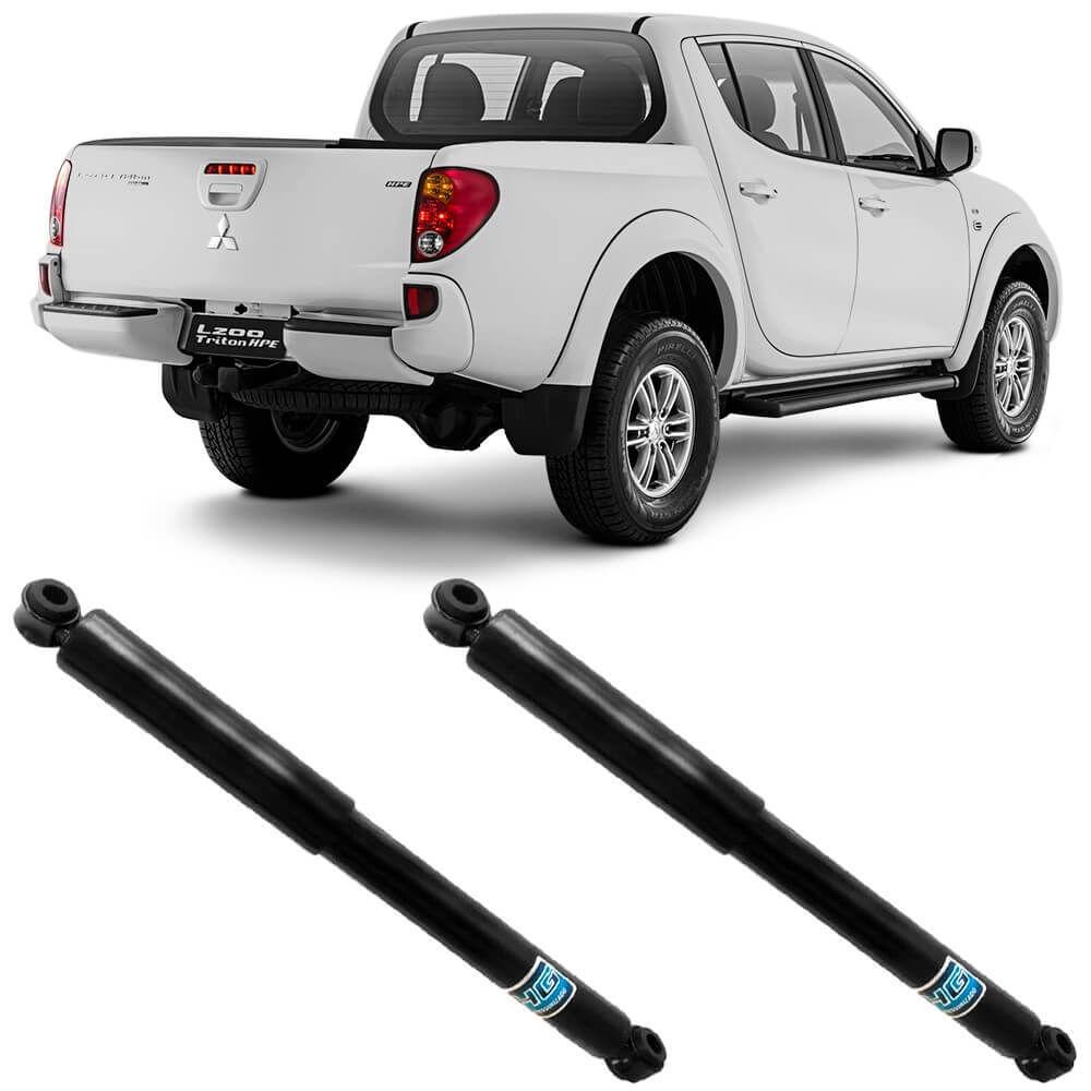 2 Amortecedor Mitsubishi L200 Triton 2012 A 2018 Tras Nakata