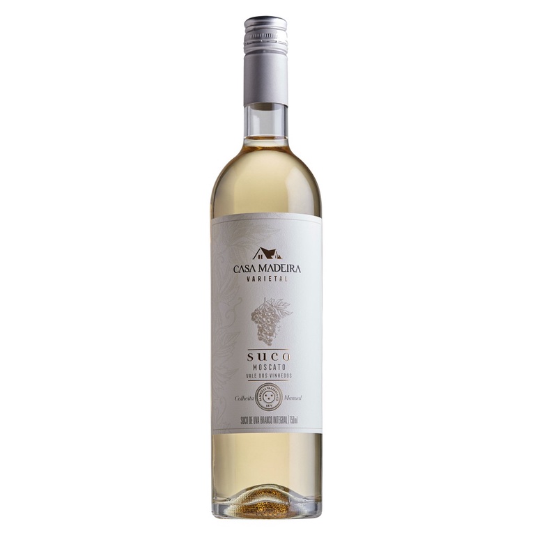 SUCO DE UVA CASA MADEIRA VARIETAL BRANCO MOSCATO 750ML