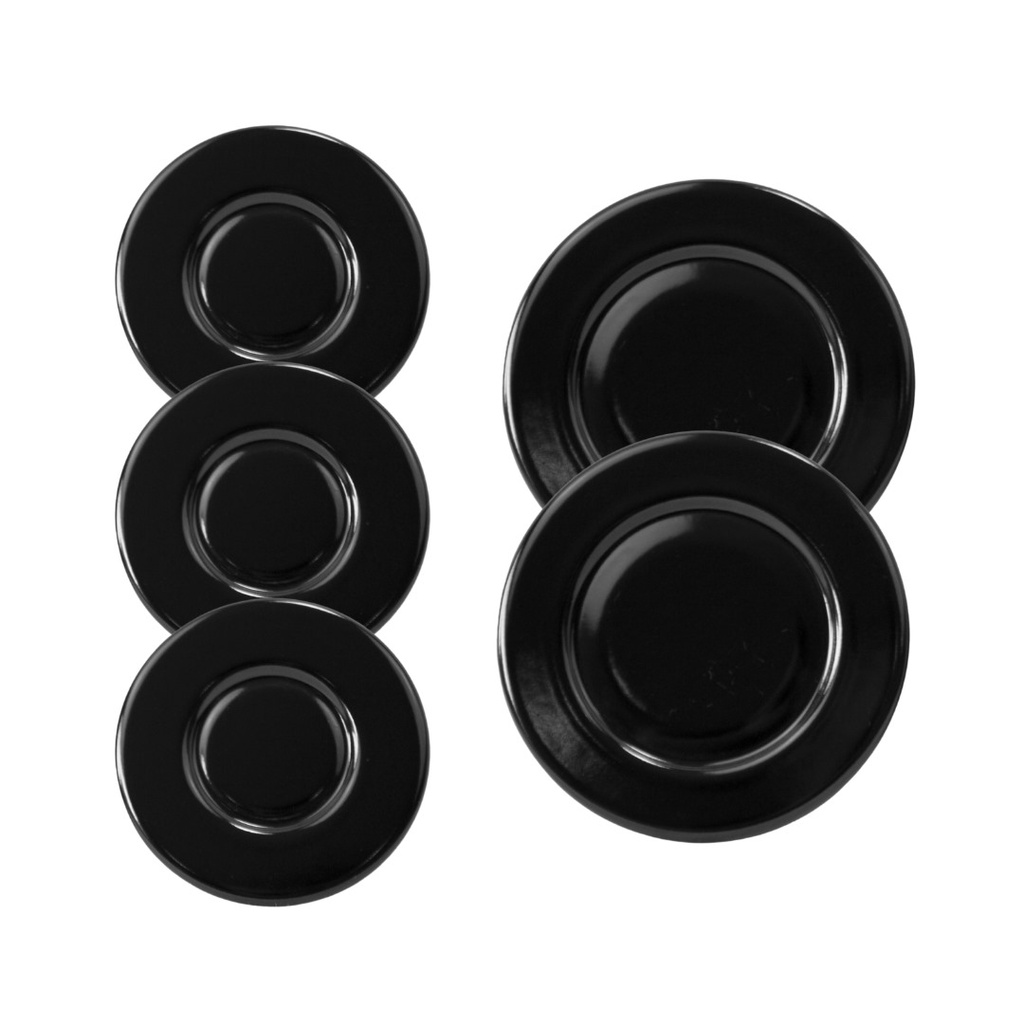 Kit 5 Espalhadores Tampa Peças Cooktop Fogatti 5 Bocas