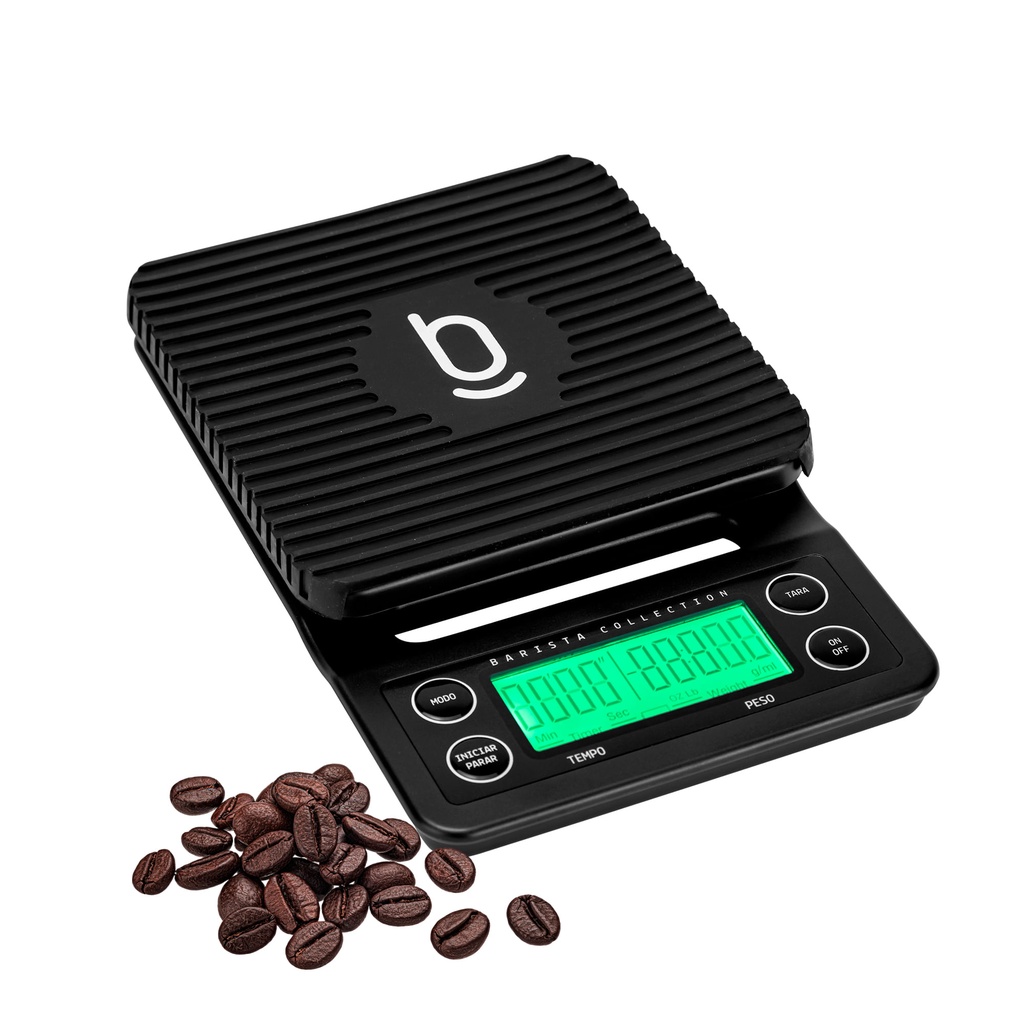 Balança Digital De Alta Precisão Para Café E Infusões Biscuitt Control Até 3kg Barista Collection em Oferta na Shopee