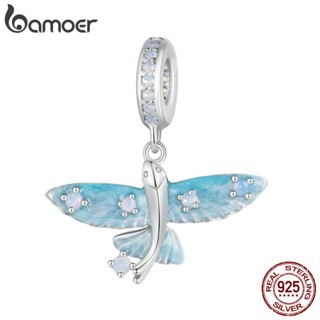 Bamoer 925 Sterling Sliver Charme De Peixe Voador Acessórios Para Pulseira
