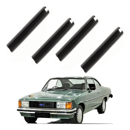 Pino ( Jogo C/ 4 ) Dobradica Porta Opala Caravan 8x58 Mm em Oferta na Shopee