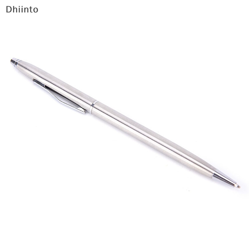 [Caneta Esferográfica Metálica De 1 Peça Papelaria Em Aço Inoxidável Haste De Rotag Pen Ballpen