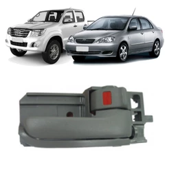 Maçaneta Interna Dianteira e Traseira Corolla 2002 a 2015 Hilux 2005 a 2015 Cinza Lado Direito