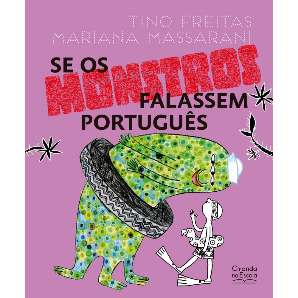 Livro Literatura infantil Se os monstros falassem português em Oferta na Shopee