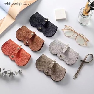 【 WT 】 Glasses Bolsa Mulher PU Óculos De Sol W/Wrist Strap Moda Portátil Protetora De Pingente [BR]