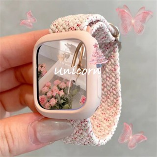 Pulseira De Nylon Para Relógio Apple 40mm 41mm 45 44 49mm 38 42 iWatch Série 9 8 7 6 5 4 3 SE 40