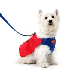 Peitoral Guia Pet Super Homem Liga Da Justiça Original
