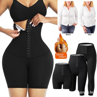 Sauna Suor Shorts Para As Mulheres Trainer Cintura Alta Termo Emagrecimento Calças Shaper Do Corpo Emagrecimento QNFB IKJU RASH