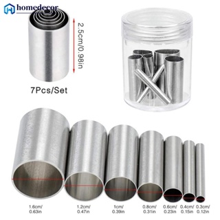 HOMEDECOR 7pcs Ferramentas De Cerâmica De Corte Oco Com Furo Redondo Barro Polimérico Extrusora Caixa De Armazenagem M8S5 em Oferta na Shopee