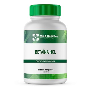 Betaína 100mg 120 cápsulas - Digestão Aprimorada em Oferta na Shopee