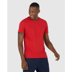 Camiseta Básica Masculina Gola V Em Algodão