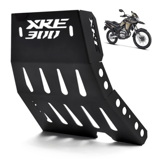 Peito de Aço Grosso e Protetor de Carter Honda XRE300 Preto Fosco Proteção Motor Frontal 2010 2011 2012 2013 2014 2015 2016 2017 2018 2019 2020 2021 2022 2023 2024 XRE 300 em Oferta na Shopee