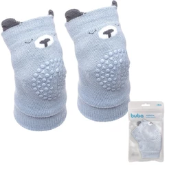 Joelheira Antiderrapante para Bebê Urso Azul 19414 - Buba