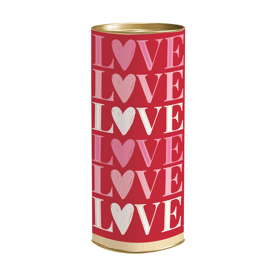 Lata para Presente Rígida - Love - 1 unidade - Cromus - Rizzo - Stationery
