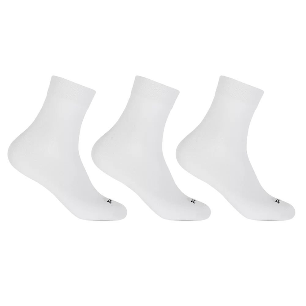 Kit 3 Pares de Meias 33/38 Cano Médio Branca (004HOWM22994) Hoahi em Oferta na Shopee