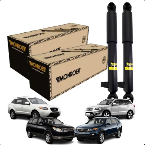 Par Amortecedor Traseiro Hyundai Santa Fé Sorento Vera Cruz em Oferta na Shopee
