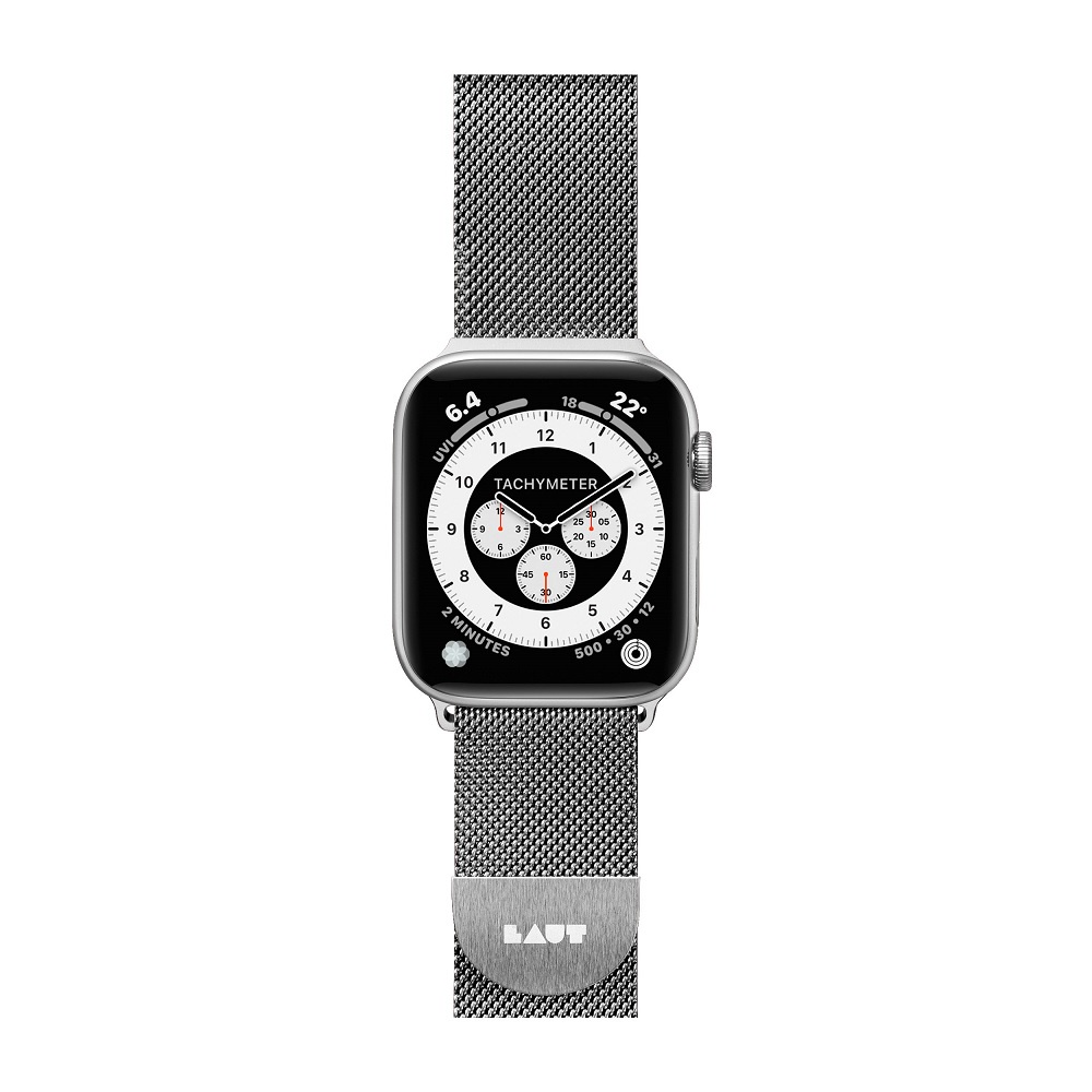 Pulseira Para Apple Watch 38/40MM em Aço Inoxidavel Laut - Cinza - Mobile & Gadgets