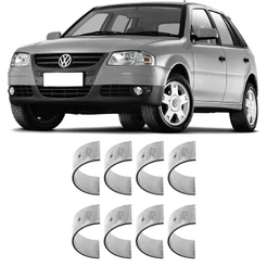 Bronzina Casquilho Biela STD Volkswagen Gol G3 G4 99 a 2014 Metal Leve