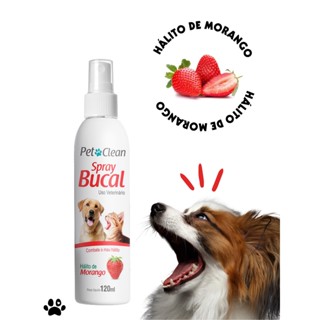 Spray Bucal Bafinho Limpeza Para cães e Gatos 120 Ml - Pet Clean