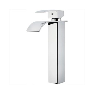 Torneira para banheiro cascata misturador monocomando alta Paraná Pingoo - Cromado