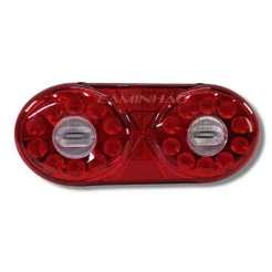 Lanterna Traseira LED Carreta Universal Randon 12V 24V Direito Esquerdo