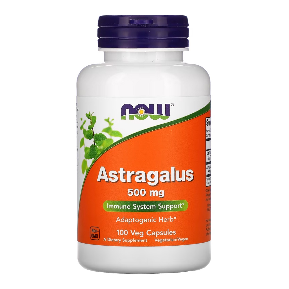 Astragalus 500mg Now Foods 100 Veg Cápsulas - Health