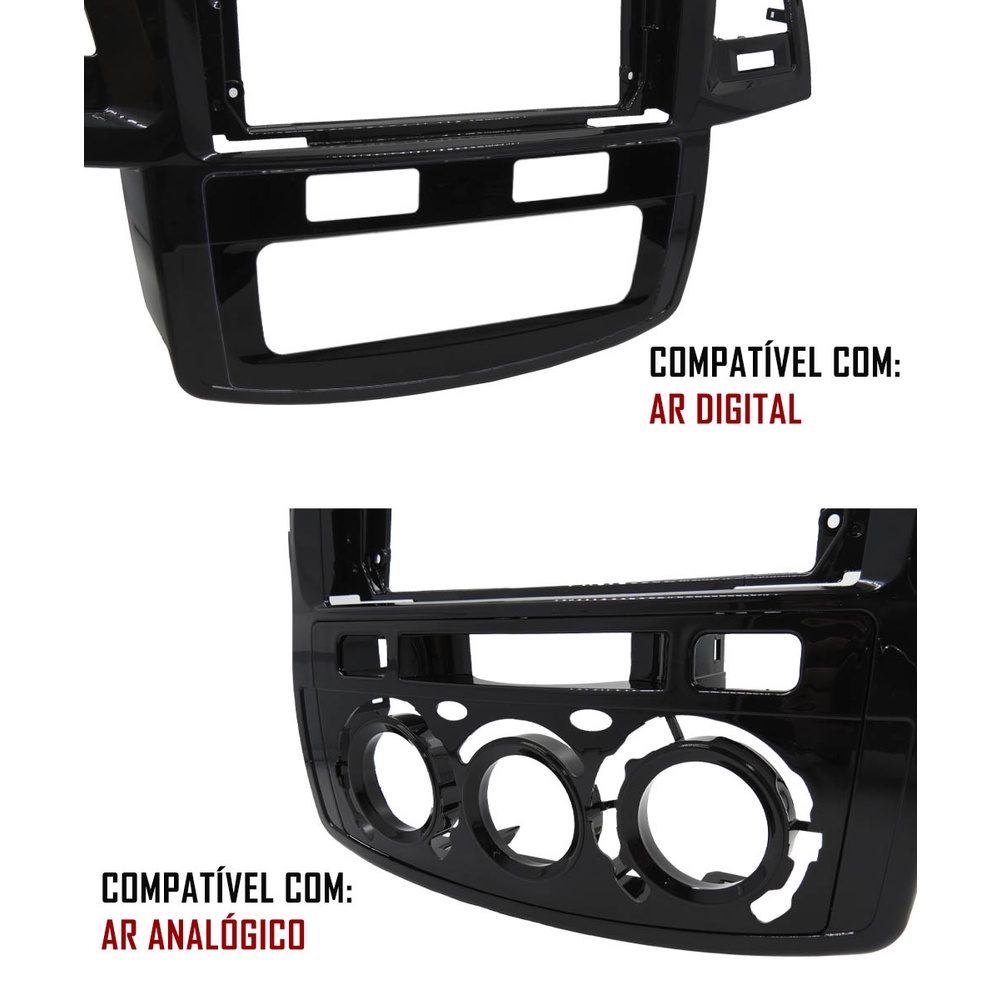 Multimídia 9" Polegadas Toyota Hilux 2014 e 2015 + Câmera Ré + Moldura + Chicote + Adaptador de Antena · foto 2