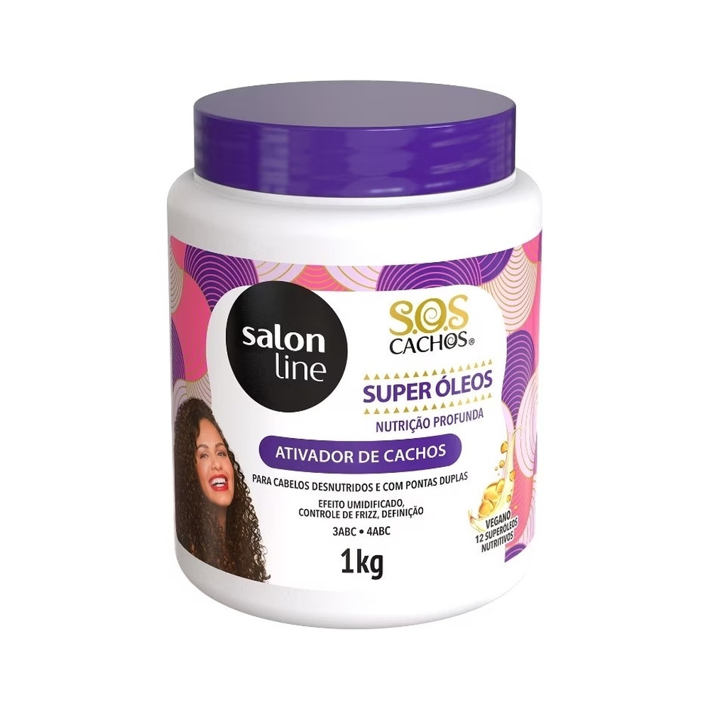 Ativador de Cachos SOS Cachos Super Óleos Salon Line 1kg