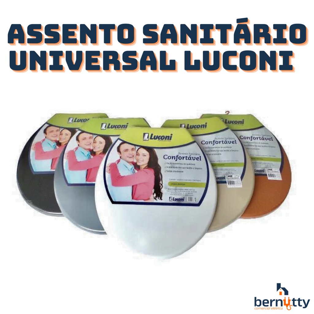 Assento Sanitário Universal Tampa de Privada Bacia Deca Docol Celite Icasa Incepa em Oferta na Shopee