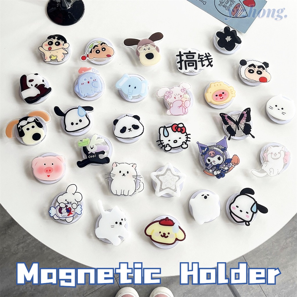Suporte De Atração Magnética Para Telefone Celular Pachacco Crayon Shin-chan Kuromi Nu Caixa Magsafe PC