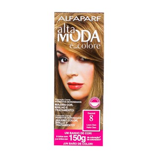 Tintura Creme Altamoda Alfaparf Guaraná 8 Kit