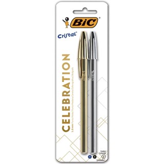 Caneta esferográfica Celebration Azul e Preta 2und Bic