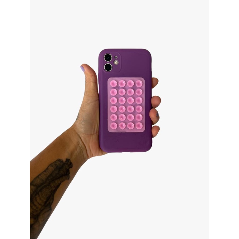 Ventosa Celular Suporte Case Tiktok Viral For Creators Rosa