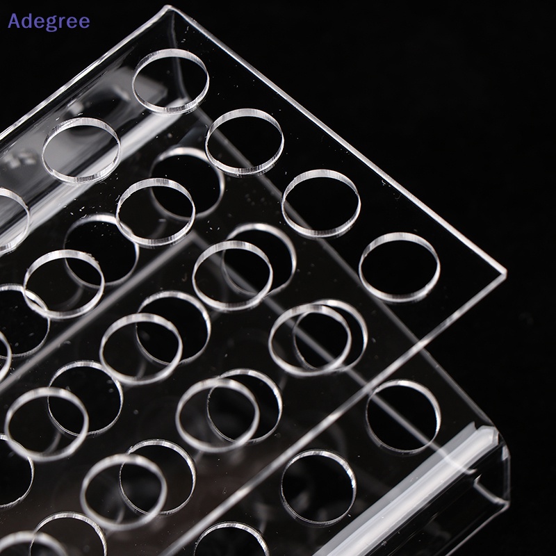 Adegree Suporte Para Escova De Sobrancelhas Cílios Pinça De Armazenamento Beleza Acrílica Ferramentas De Maquiagem Eyelash Plang Novo