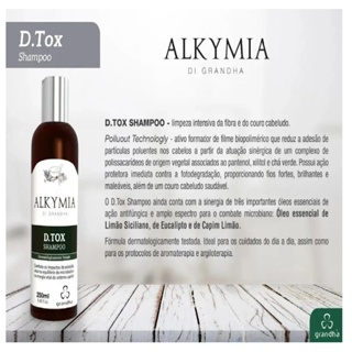 Grandha Shampoo de Limpeza Profunda DTox 250ml Detox Ação antifúngica Proteção contra poluição em Oferta na Shopee