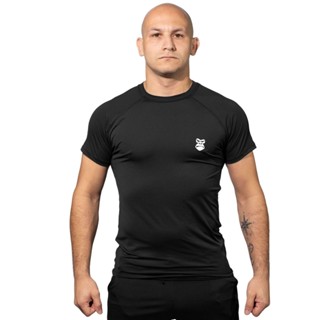 Rash Guard Jiu Jitsu Masculina Manga Curta Proteção Solar UV Leve Confortável Treino Academia Luta Original Gorilla Presente Natal Amigo Secreto Final de ano Festas