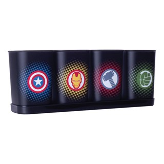 Porta Caneta Lápis com Bandeja Vingadores Avengers Plasútil