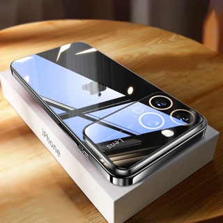 Capa Dura De Proteção Da Câmera De Lente De Vidro Transparente Para iPhone 15 13 11 12 14 Pro Max